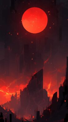 A mystical eclipse fantasy, with ethereal mountains and magical weather bathed in celestial light.