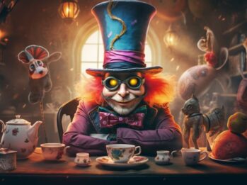 Alice in wonderland, the Mad Hatter {{brizy_dc_image_alt imageSrc=